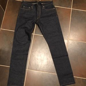 Selvedge jeans from flint and tinder